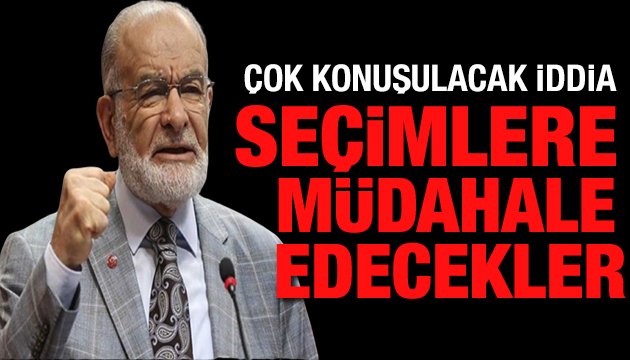 Karamolaoğlu ndan çok konuşulacak iddia: Seçimlere müdahale edilecek