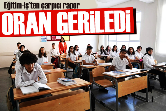Eğitim-İş ten çarpıcı rapor: Okullaşma oranı düştü
