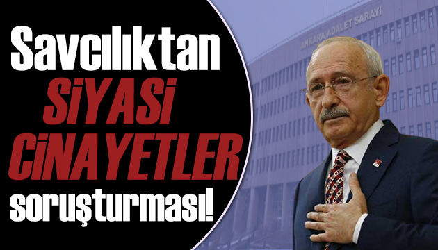 Başsavcılıktan  siyasi cinayetler  iddialarına soruşturma