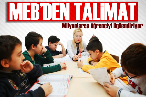 MEB den 81 ile yazı! Milyonlarca öğrenciyi ilgilendiriyor