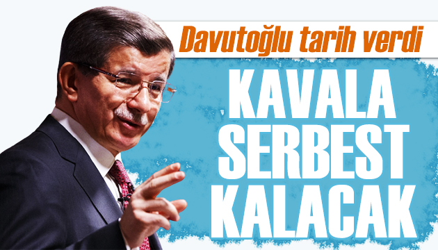 Ahmet Davutoğlu Osman Kavala nın serbest bırakılacağı tarihi açıkladı
