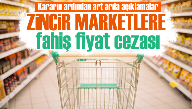 Zincir marketlerden cezalara tepki