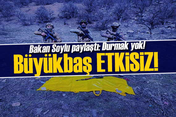 Bakan Soylu  durmak yok  diyerek paylaştı: PKK ya darbe!