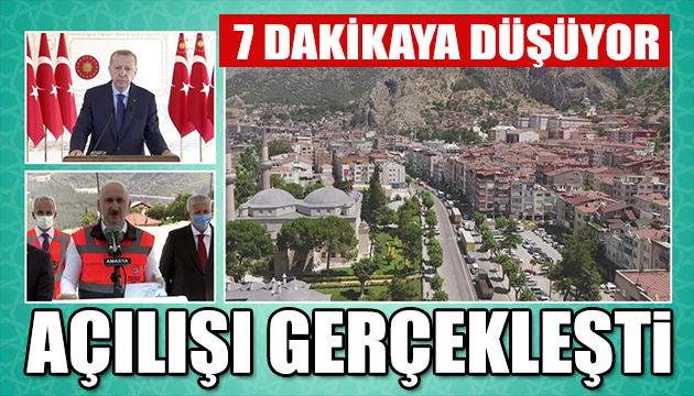 Cumhurbaşkanı Erdoğan açılışını yaptı!