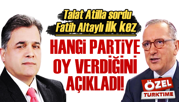 Fatih Altaylı ilk kez hangi partiye oy verdiğini açıkladı