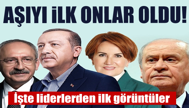 Aşıyı ilk onlar oldu! İşte ilk görüntüler