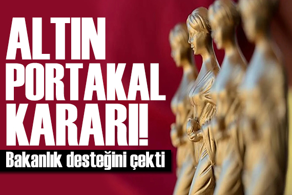 Gençlik ve Spor Bakanlığı ndan Altın Portakal kararı: Salon tahsisi iptal edildi