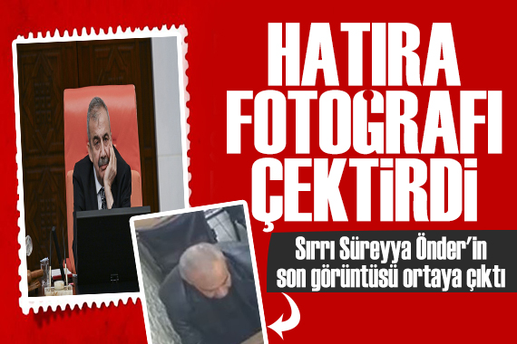 Sırrı Süreyya Önder in rahatsızlanmadan önceki son görüntüleri... Hatıra fotoğrafı çektirdi