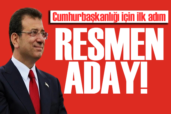İmamoğlu ndan adaylık adımı! Başvuru yapıldı