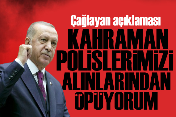 Erdoğan dan Çağlayan Adliyesi ndeki saldırıya tepki: Etkisiz hale getirildiler