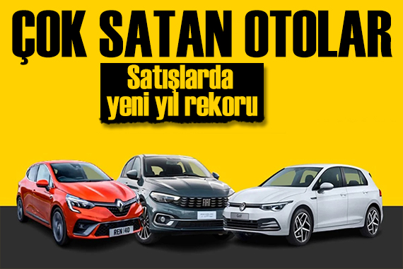 En çok satan 10 marka belli oldu! İşte çok satan otomobillerin listesi