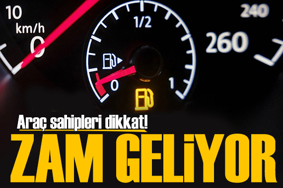 Araç sahipleri dikkat! Motorine zam geliyor! İşte güncel fiyat listesi