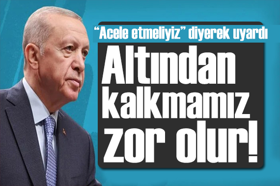Cumhurbaşkanı Erdoğan dan İstanbul mesajı: Siyaset üstü bir konu!