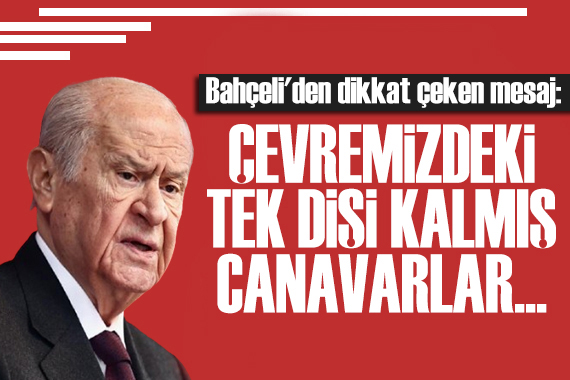 Bahçeli den dikkat çeken mesaj: Amaçlarına ulaşamadılar!