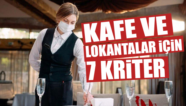 Kafe ve lokantaların açılması için 7 kriter