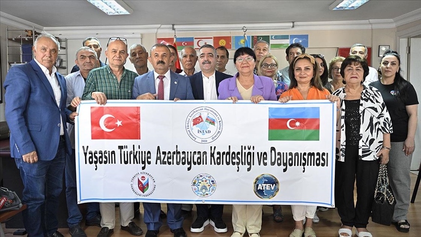 Azerbaycan derneklerinden terörle mücadele operasyonuna destek