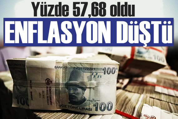 TÜİK açıkladı: Enflasyon yüzde 57,68 oldu!