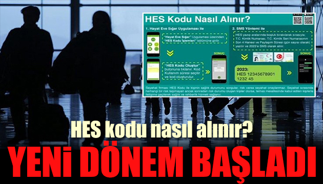 HES kodu ile seyahat izin belgesi alma ekranı