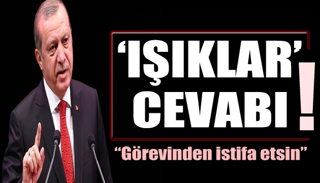 Cumhurbaşkanı Erdoğan'dan 'ışıklar yanıyor' açıklaması