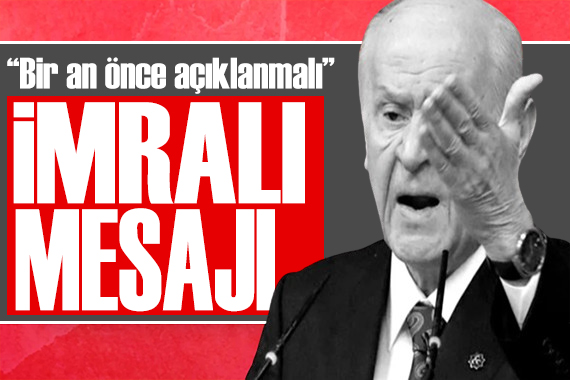 Bahçeli den İmralı çıkışı: Çağrı bir an önce açıklanmalı