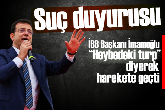 İmamoğlu ndan S.B ye suç duyurusu