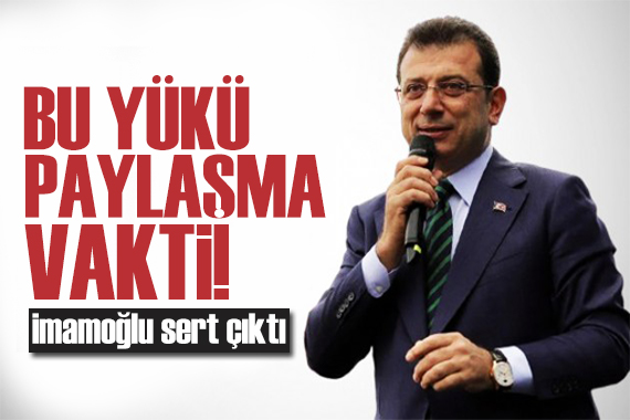 İmamoğlu ndan sert tepki: Mültecilere büyük haksızlıktır
