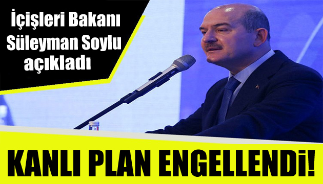 Bakan Soylu: Şehri kana bulayacaklardı