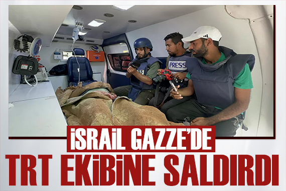 İsrail zulme devam ediyor! TRT ekibine saldırı