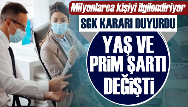 SGK dan yeni karar: Çalışanlar dikkat!