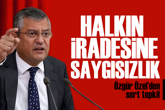Özgür Özel den kayyım tepkisi: Demokrasiye yakışır bir iş değildir