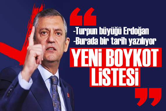 Özgür Özel Maltepe de turpun büyüğünü ve yeni boykot listesini açıkladı: NTV yi izlemiyoruz!