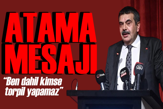 Bakan Tekin den mülakat açıklaması: Ben dahil kimse torpil yapamaz
