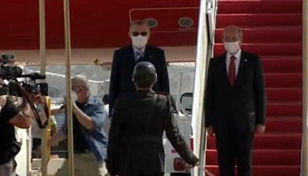 Cumhurbaşkanı Erdoğan KKTC'de