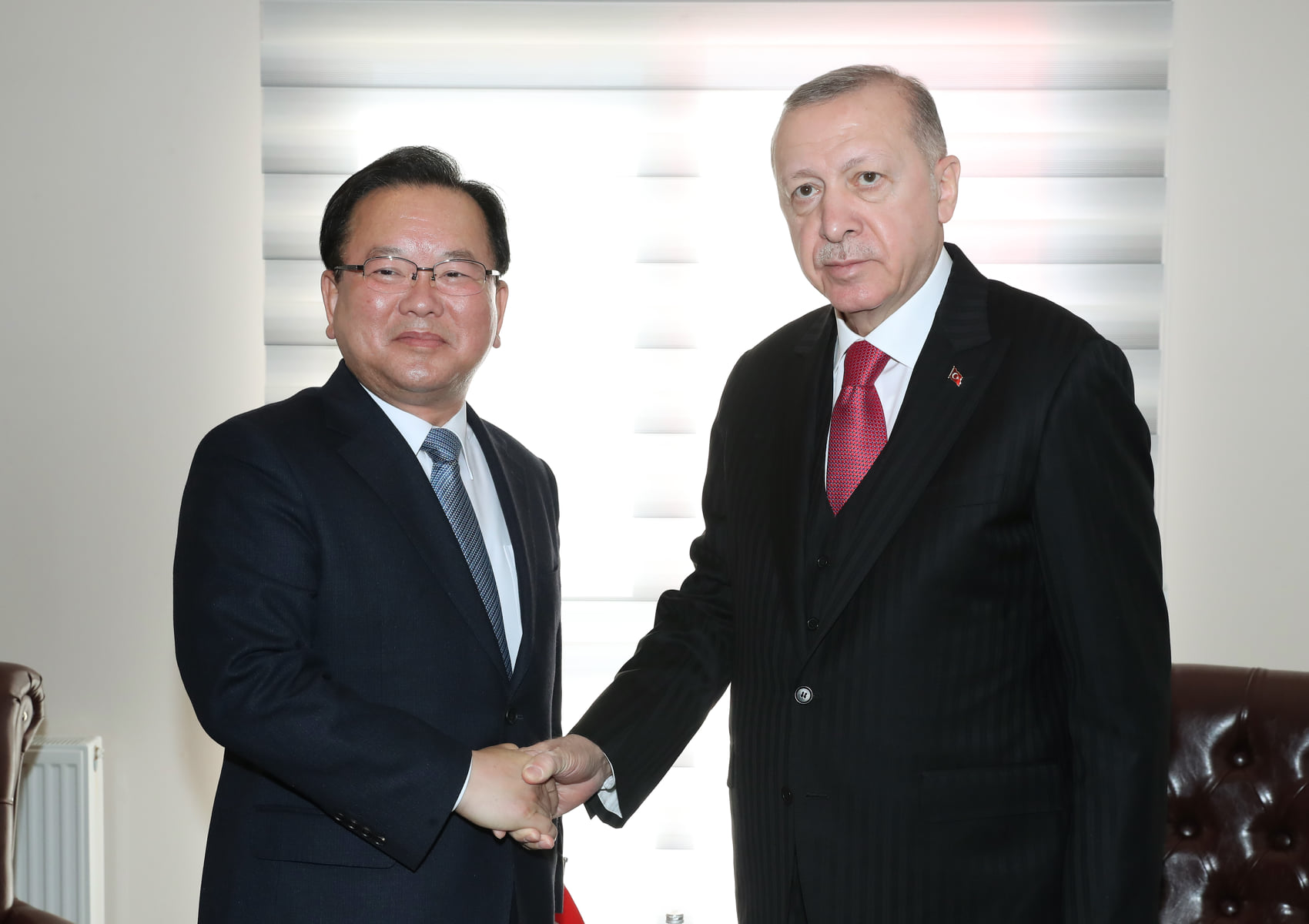 Cumhurbaşkanı Erdoğan Bo-kyum u kabul etti