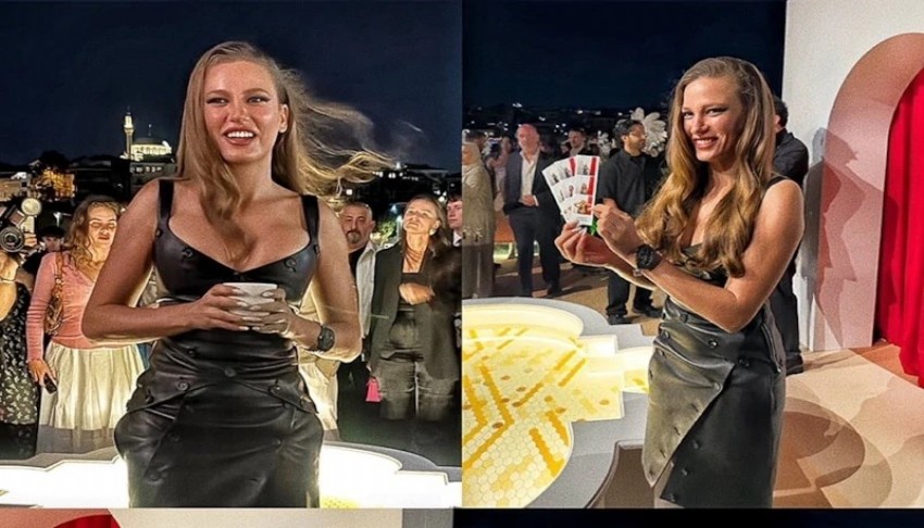 Serenay Sarıkaya yine yürek hoplattı!