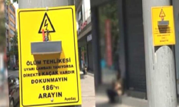 Elektrik direkleri  dokunma  diyecek