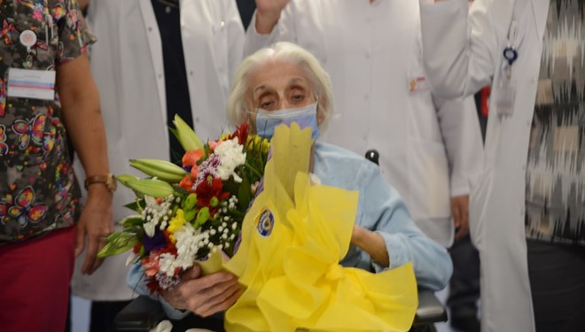 94 yaşında koronavirüsü yendi