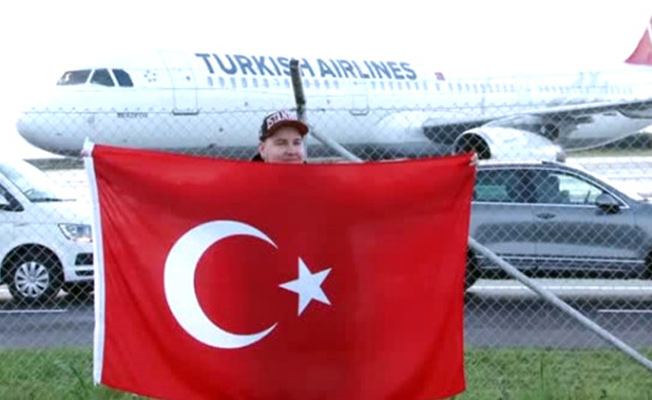 Finlandiya da milli takıma tek kişilik karşılama