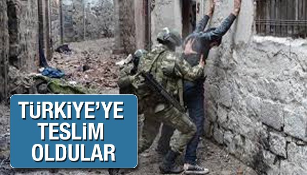 MSB: 3 PKK/YPG li terörist Türkiye ye teslim oldu