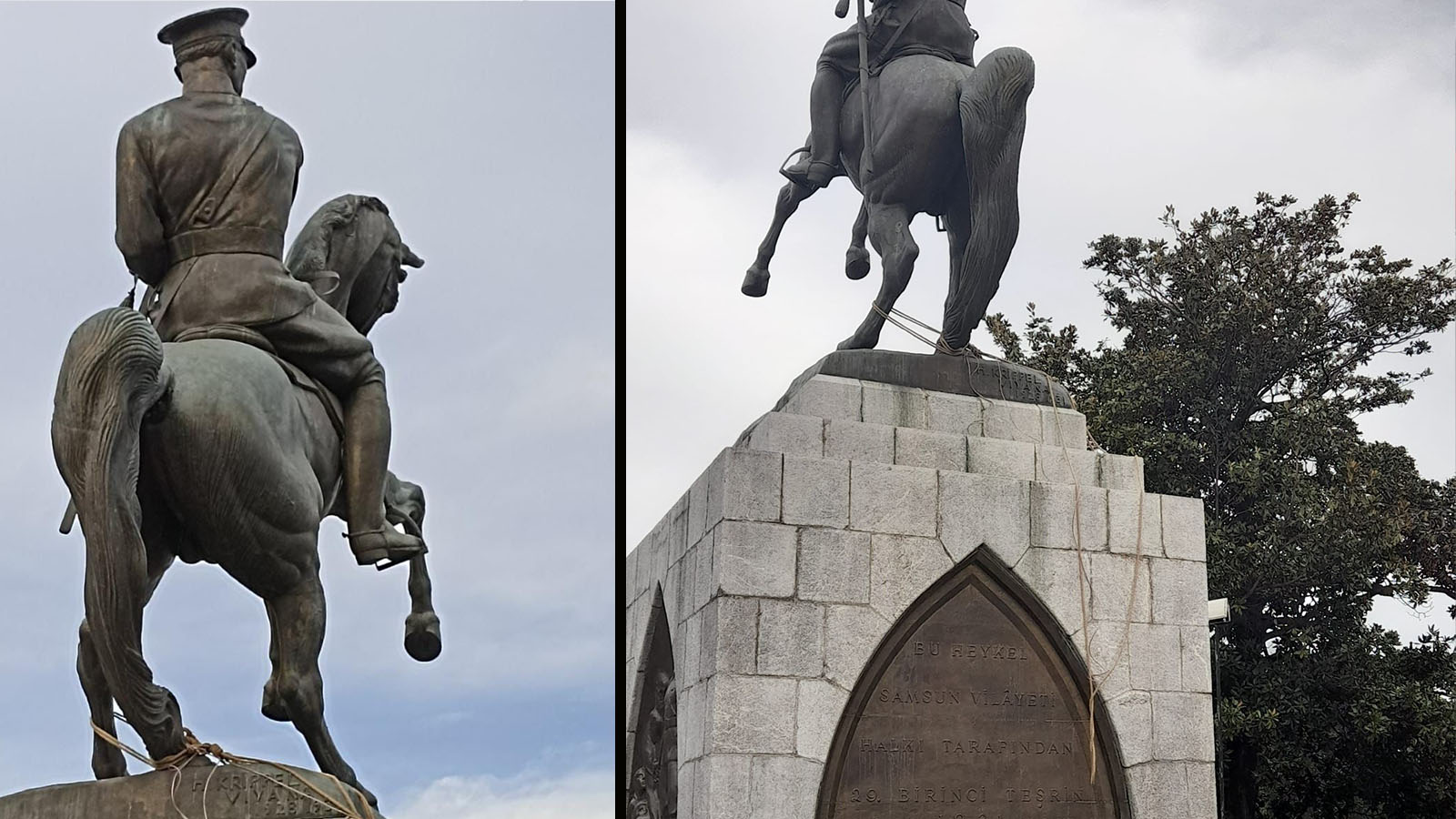 Atatürk Anıtı na saldıranlar tutuklandı