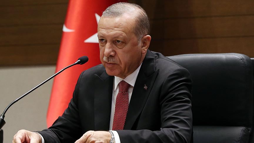 Erdoğan dan şehit ailesine başsağlığı