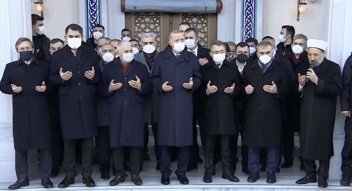 Cumhurbaşkanı Erdoğan cami açılışına katıldı