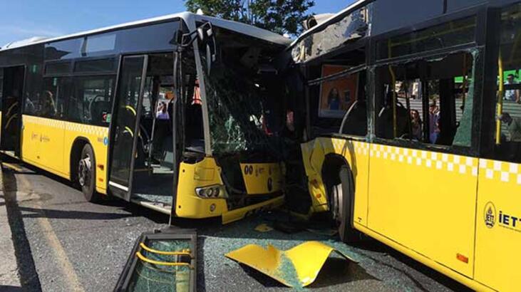 İstanbul da metrobüs kazası