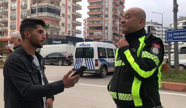 Ceza yememek için polisi aradı!