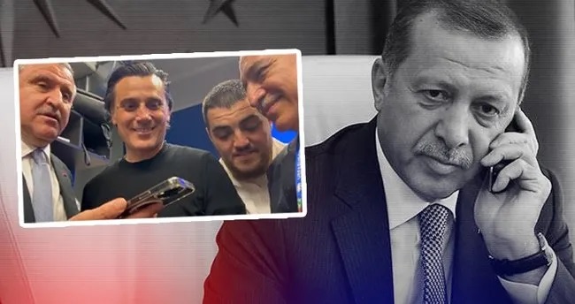 Erdoğan dan Milli Takım a telefon