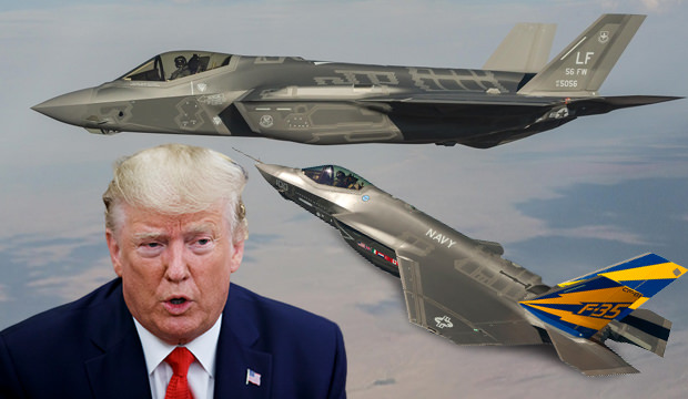 Trump tan F-35 e engel