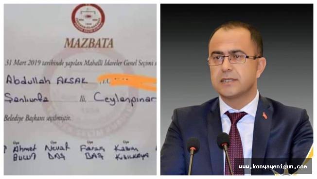 AKP li  Abdullah  Aksak ın mazbatası iptal edildi