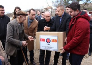 TİKA dan Makedonya’daki selzedelere yardım!
