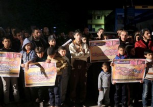 Gazze de 3 Müslüman gencin öldürülmesine protesto!