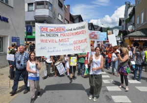 Avusturya da  Bilderberg  protestosu!